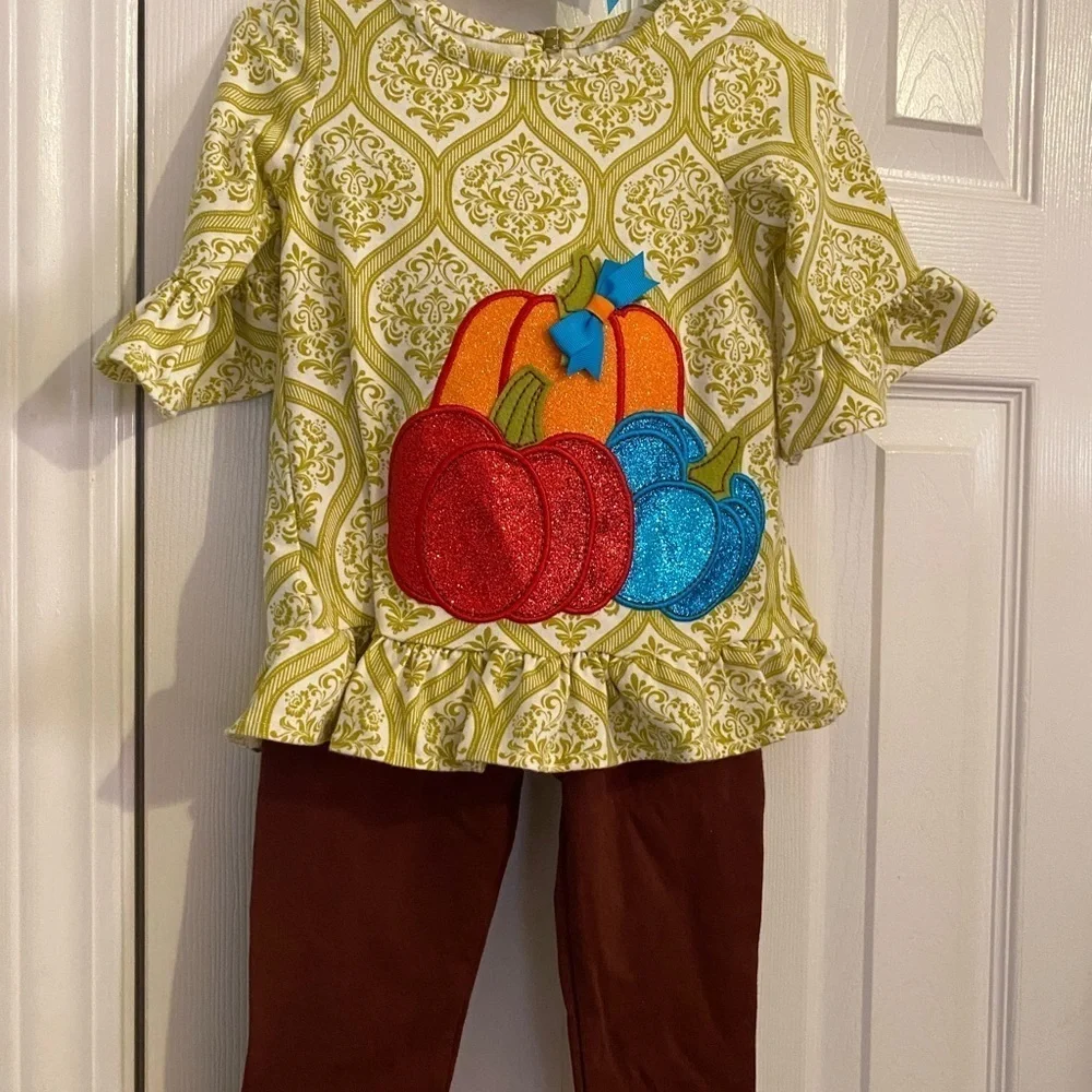 Emily Rose Fall Outfit and Hairbow